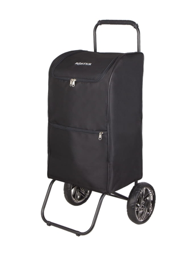 wózek transportowy z torbą duży czarny