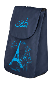 Torba do wózka na zakupy Paris niebieska 42 l