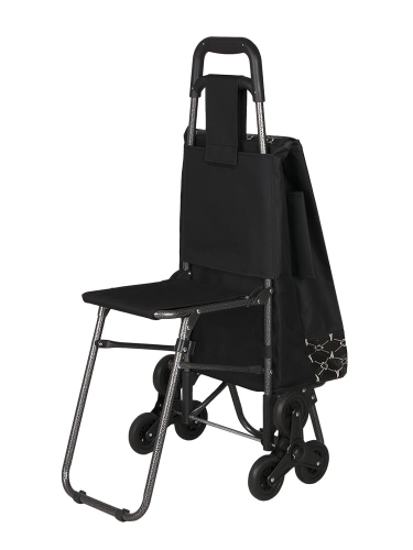 wózek zakupowy z siedziskiem