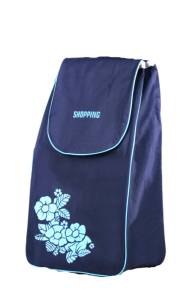 Torba do małego wózka na zakupy FLOWER KWIAT S NIEBIESKA 30 l
