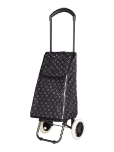 Wózek na zakupy z wysuwaną regulowaną rączką łożyskowane koła