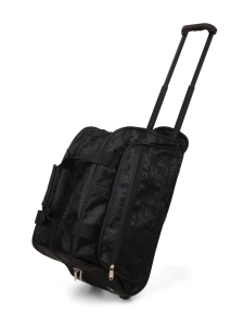 Torba podróżna na kołach 60cm Letters cb czarna 