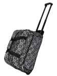 Torba podróżna na kołach 48 cm $ Letters szara