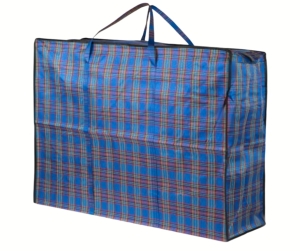 Ogromna torba 150 l do pakowania rzeczy 07mat - 60/85/30 cm niebieska