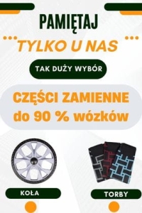 Wózek na zakupy zakupowy schodowy na cichych kołach z łożyskiem 3k Plain szary