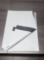 foliopak biały z paskiem klejącym