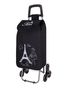 Wózek na zakupy schodowy z potrójnymi kołami  3K Paris 02